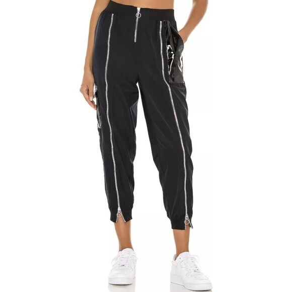 NIKE Icon Clash Woven Pants Womens Size M Black Joggers Casual Streetwear Active - Picture 1 of 13